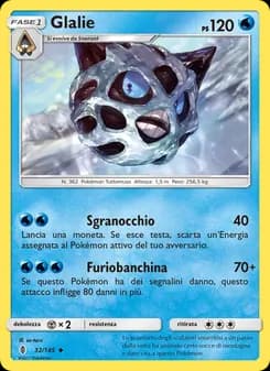 Glalie card in Italian