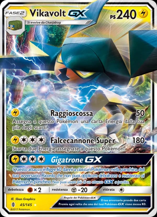 Vikavolt GX card in Italian