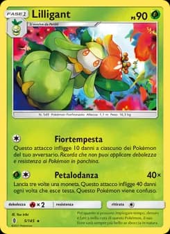 Lilligant card in Italian