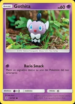 Gothita card in Italian