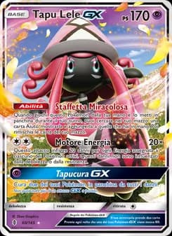 Tapu Lele GX card in Italian