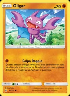 Gligar card in Italian