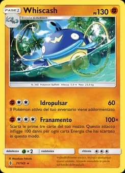 Whiscash card in Italian