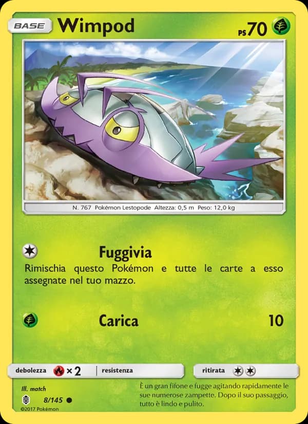 Wimpod card in Italian