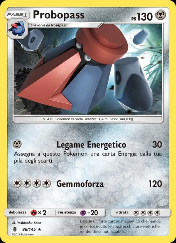 Probopass card in Italian