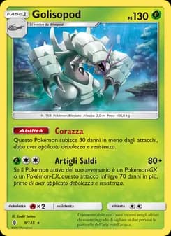 Golisopod card in Italian