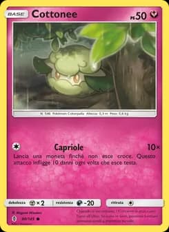Cottonee card in Italian
