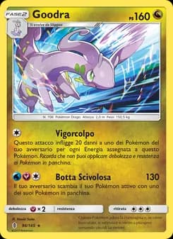 Goodra card in Italian