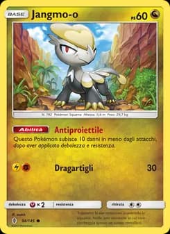 Jangmo-o card in Italian