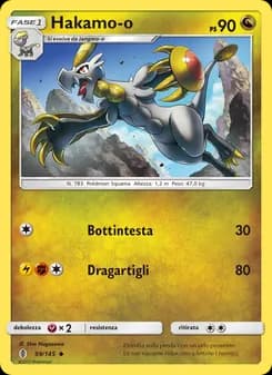 Hakamo-o card in Italian