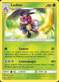 Ledian card in Italian