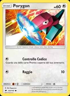 Porygon card in Italian