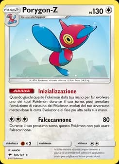 Porygon-Z card in Italian