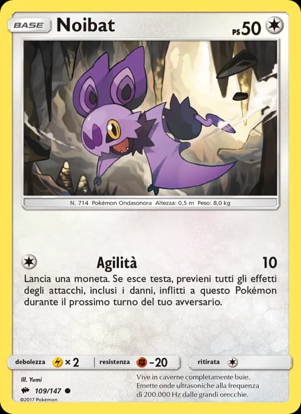 Noibat card in Italian