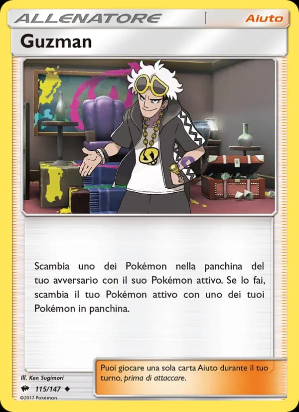 Guzman card in Italian