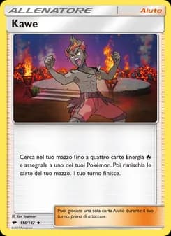 Kawe card in Italian