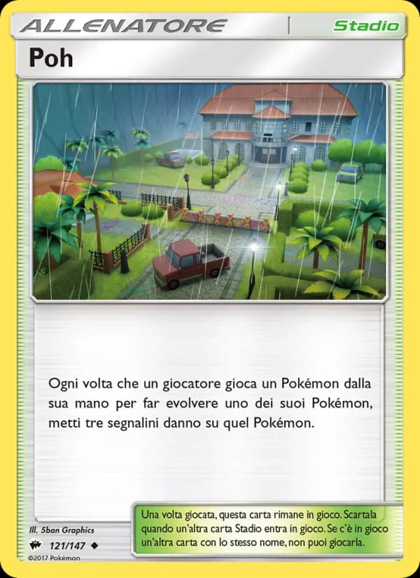 Poh card in Italian