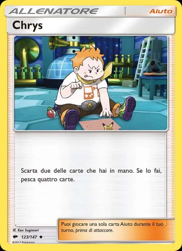 Chrys card in Italian