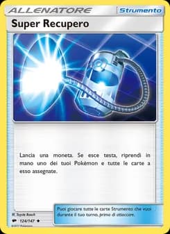 Super Recupero card in Italian