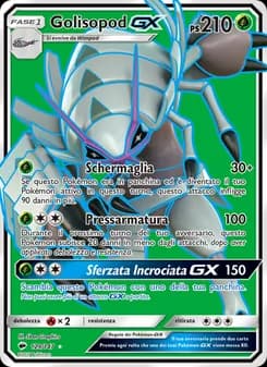 Golisopod GX card in Italian