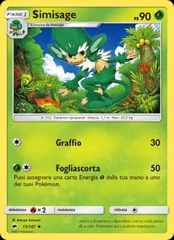 Simisage card in Italian