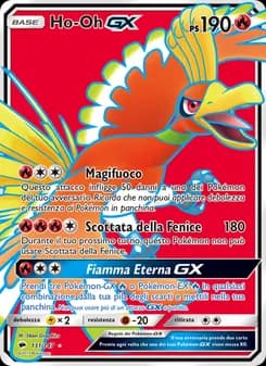 Ho-Oh GX card in Italian