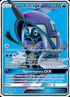 Tapu Fini GX card in Italian