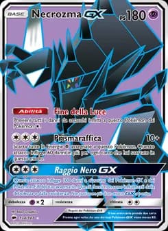 Necrozma GX card in Italian