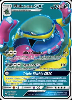 Muk di Alola GX card in Italian