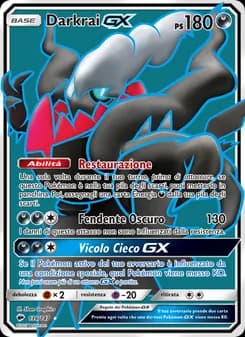 Darkrai GX card in Italian
