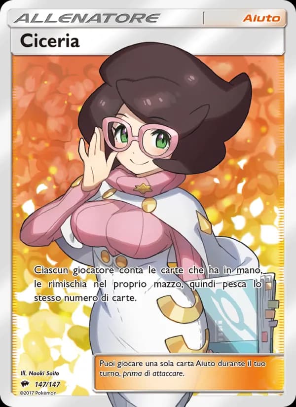 Ciceria card in Italian