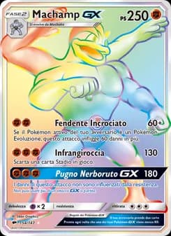 Machamp GX card in Italian