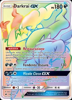Darkrai GX card in Italian