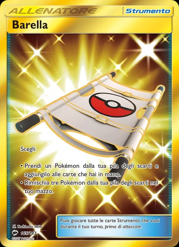 Barella card in Italian