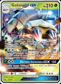 Golisopod GX card in Italian
