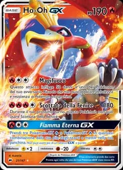 Ho-Oh GX card in Italian