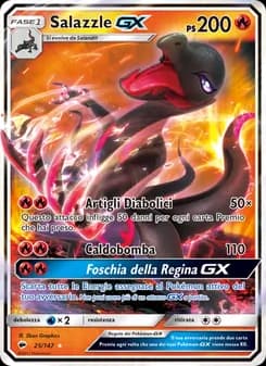 Salazzle GX card in Italian