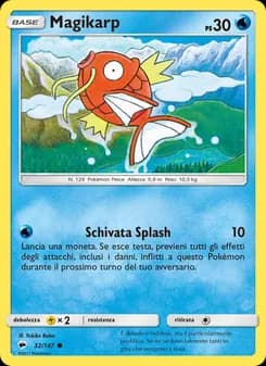 Magikarp card in Italian