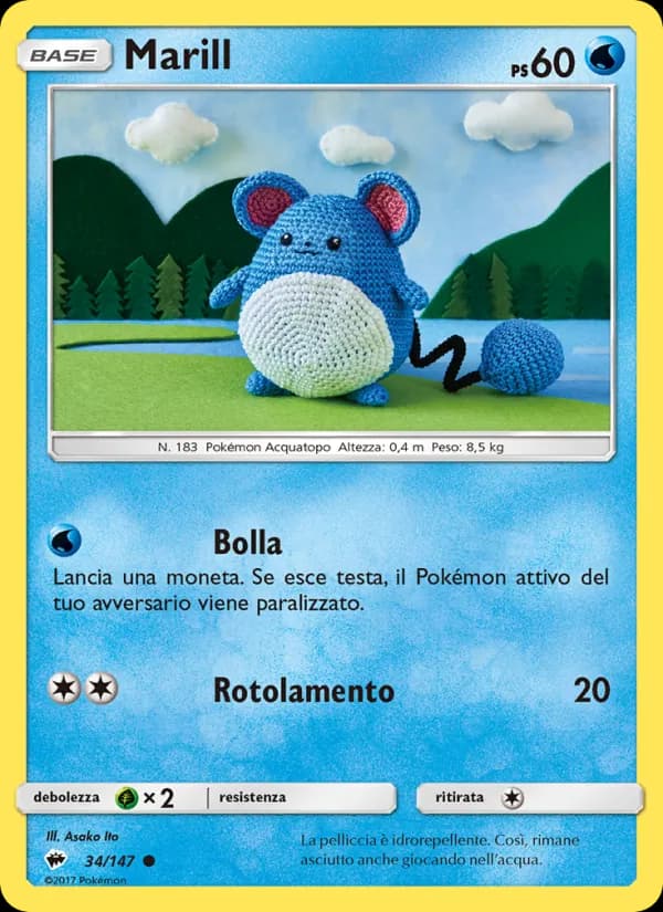 Marill card in Italian