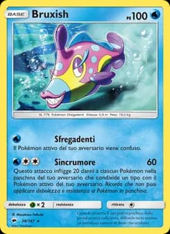 Bruxish card in Italian