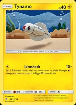 Tynamo card in Italian