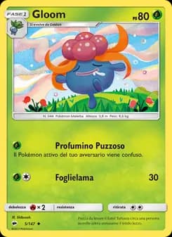 Gloom card in Italian