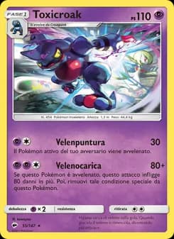 Toxicroak card in Italian