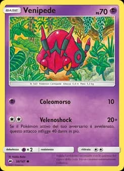 Venipede card in Italian