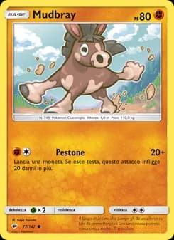 Mudbray card in Italian