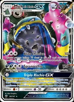 Muk di Alola GX card in Italian