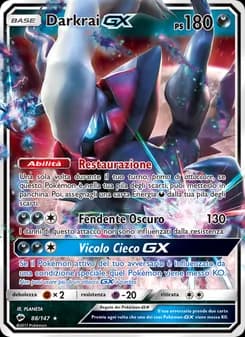 Darkrai GX card in Italian