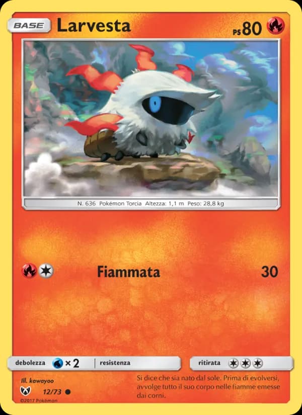 Larvesta card in Italian