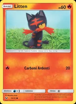 Litten card in Italian