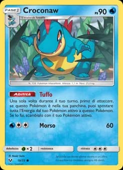 Croconaw card in Italian